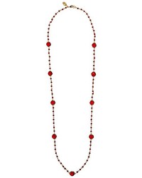 Ralph Lauren Lauren By Bohemian Heiress 36 Rosary Linked Faceted Beads Illusion Necklace