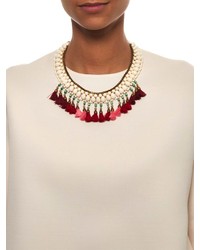 Isabel Marant Mild Tassel And Bead Collar Necklace