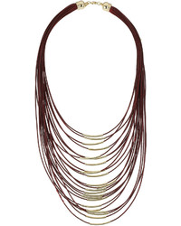 Topshop Multi Row Thread Necklace