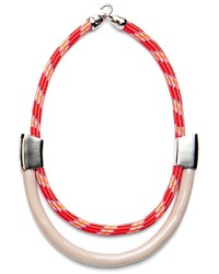 Orly Genger by Jaclyn Mayer Roxbury Necklace Burgundycoral