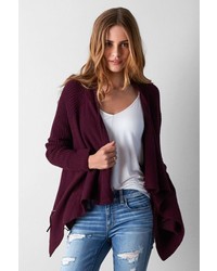 American Eagle Outfitters Cascading Open Cardigan