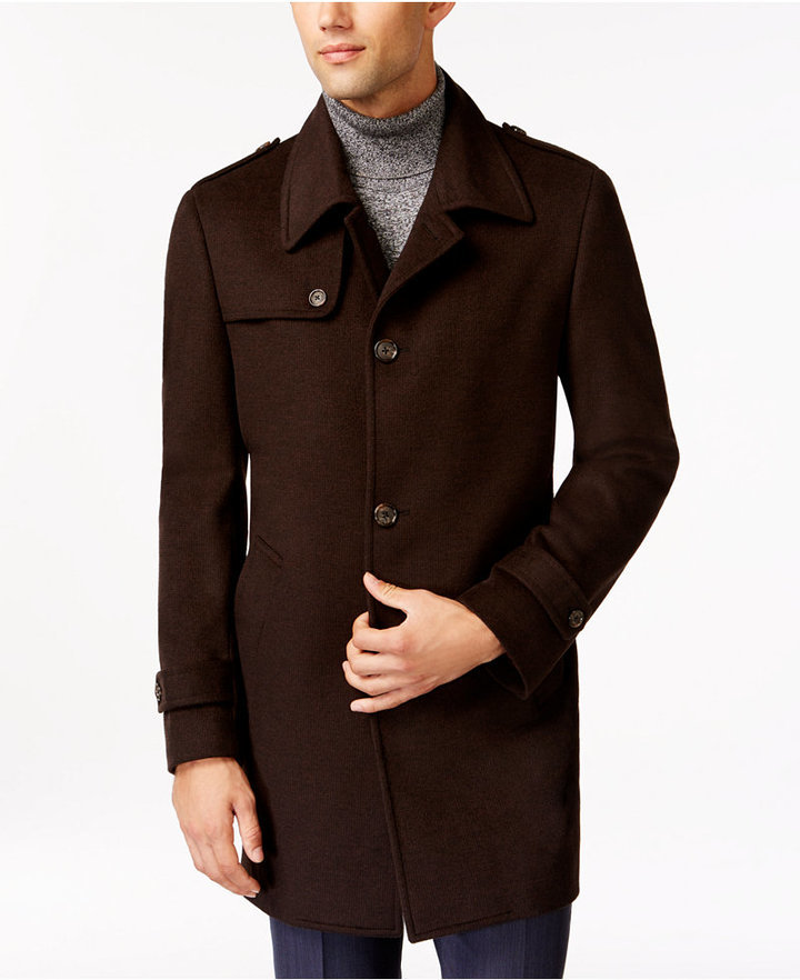 Kenneth cole cheap burgundy coat