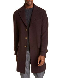 Eleventy Merino Wool Cashmere Topcoat