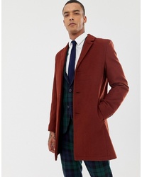 Harry Brown Premium Wool Blend Classic Overcoat