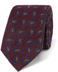 Etro 6cm Paisley Wool And Silk Blend Jacquard Tie