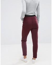 Asos Cigarette Pants With Seaming