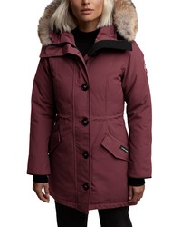 Canada Goose Rossclair Fusion Fit Genuine Coyote Down Parka