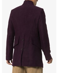 Ann Demeulemeester Button Detail Cotton Linen Jacket
