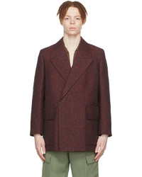 Jil Sander Red Cotton Coat