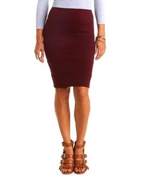 Charlotte Russe High Waisted Bodycon Bandage Pencil Skirt