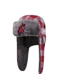 New Era Crimson Washington State Cougars Plaid Trapper Hat At Nordstrom