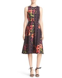 Ted Baker London Anaa Juxtapose Rose Sleeveless Fit Flare Midi Dress