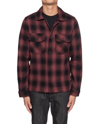 Naked & Famous Denim Buffalo Check Flannel Button Up Work Shirt