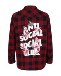 Anti Social Social Club Happiest Place On Earth Flannel Shirt