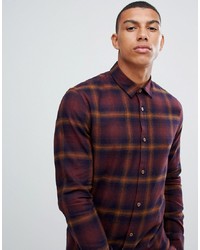 ONLY & SONS Slim Fit Flannel Check Shirt