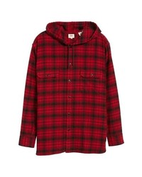 justin timberlake hooded flannel