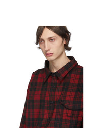 Vetements Red Over Your Hoodie Shirt