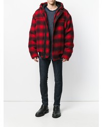 Unravel Project Plaid Hooded Jacket