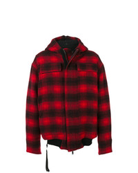 Unravel Project Plaid Hooded Jacket