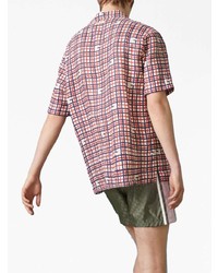 Gucci Tartan Pattern Linen Shirt