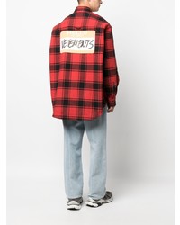 Vetements Hello My Name Is Cotton Shirt