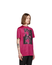 Raf Simons Red And Pink Layered Shirt
