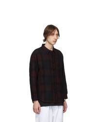 BILLY Red Wool Flannel Check Shirt