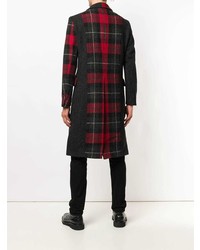 Overcome Plaid Double Breasted Coat
