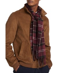 Barbour Galingale Plaid Scarf In Winter Red At Nordstrom