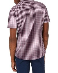 Topman Muscle Fit Check Shirt