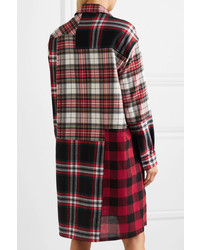 McQ Alexander McQueen Patchwork Cotton Shirt Dress