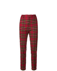 Ermanno Scervino Tartan Fitted Trousers