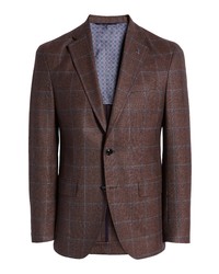 Ted Baker London Fit Plaid Wool Sport Coat
