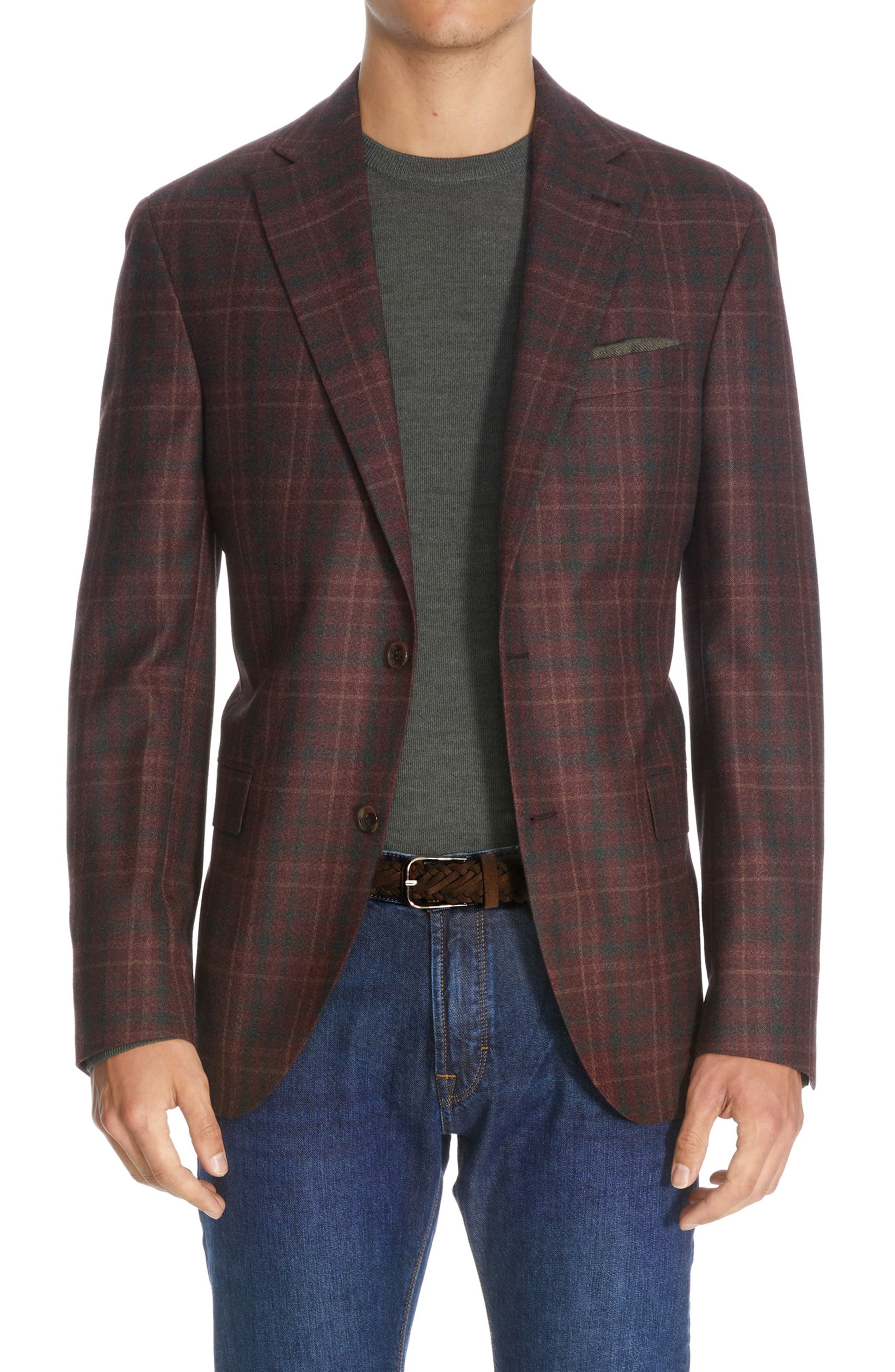 Jack Victor Midland Plaid Wool Sport Coat, $778 | Nordstrom | Lookastic