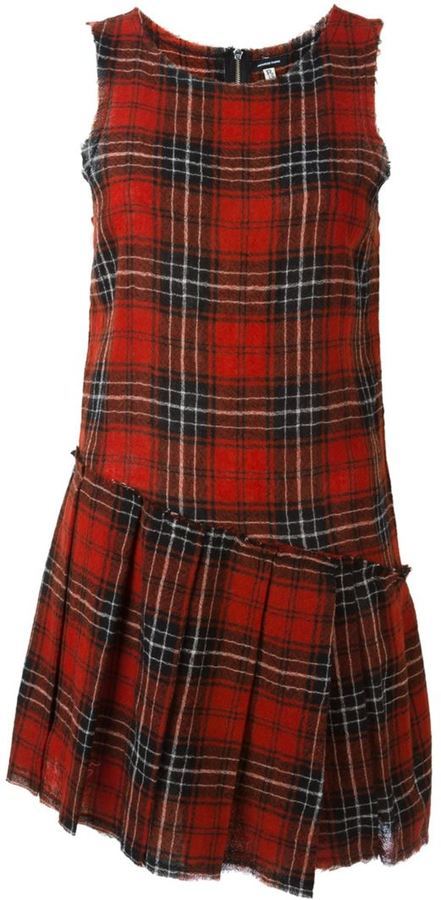 R 13 R13 Plaid Dress 484 farfetch Lookastic