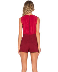 RED Valentino Scallop Playsuit