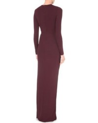 Givenchy Draped Detail Jersey Gown