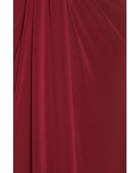 Vera Wang Jersey Pleated Fit Flare Gown