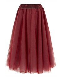 Basharatyan V Midi Tulle Skirt