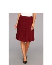 Calvin Klein Short Pleated Poly Cdc Skirt Skirt