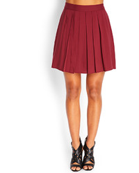 Forever 21 Contemporary Pleated Mini Skirt