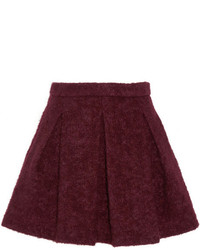 Karl Lagerfeld Hadly Pleated Woven Mini Skirt