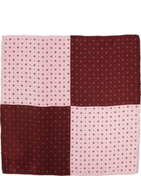 ... Polka Dot Pocket Square: Patchwork Pocket Square Colorless by Fairfax