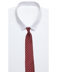 The Tie Bar Dotted Dots Linen Silk Tie