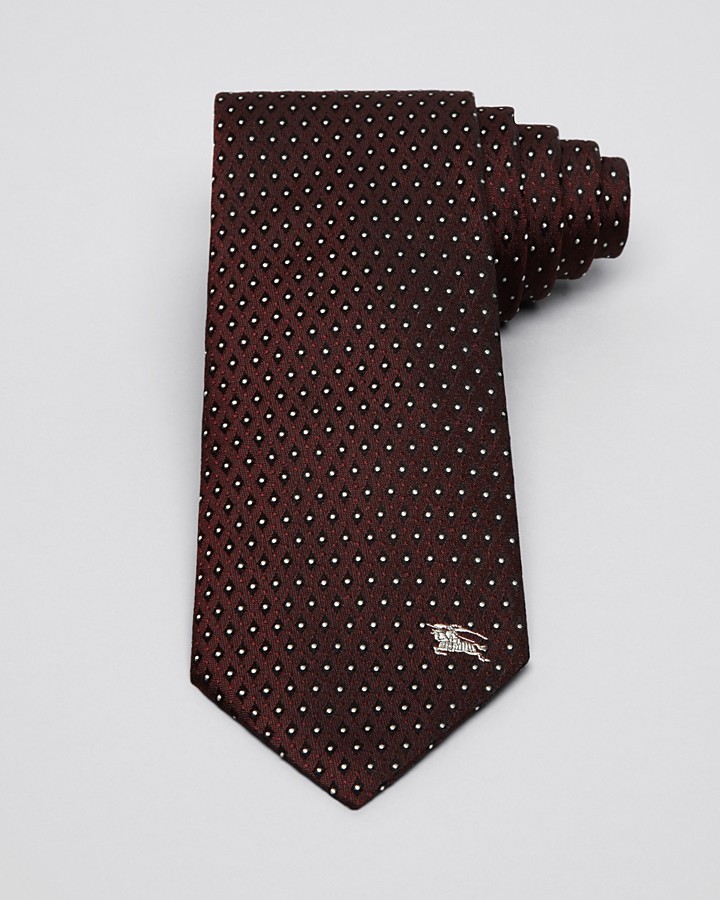 brown burberry tie