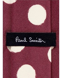 Paul Smith Polka Dot Silk Satin Tie