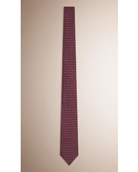 Burberry Slim Cut Paisley Silk Tie