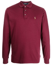 burgundy polo shirt ralph lauren