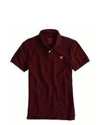 American Eagle Outfitters Solid Polo Shirt L