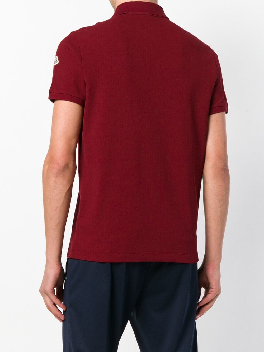 moncler polo burgundy